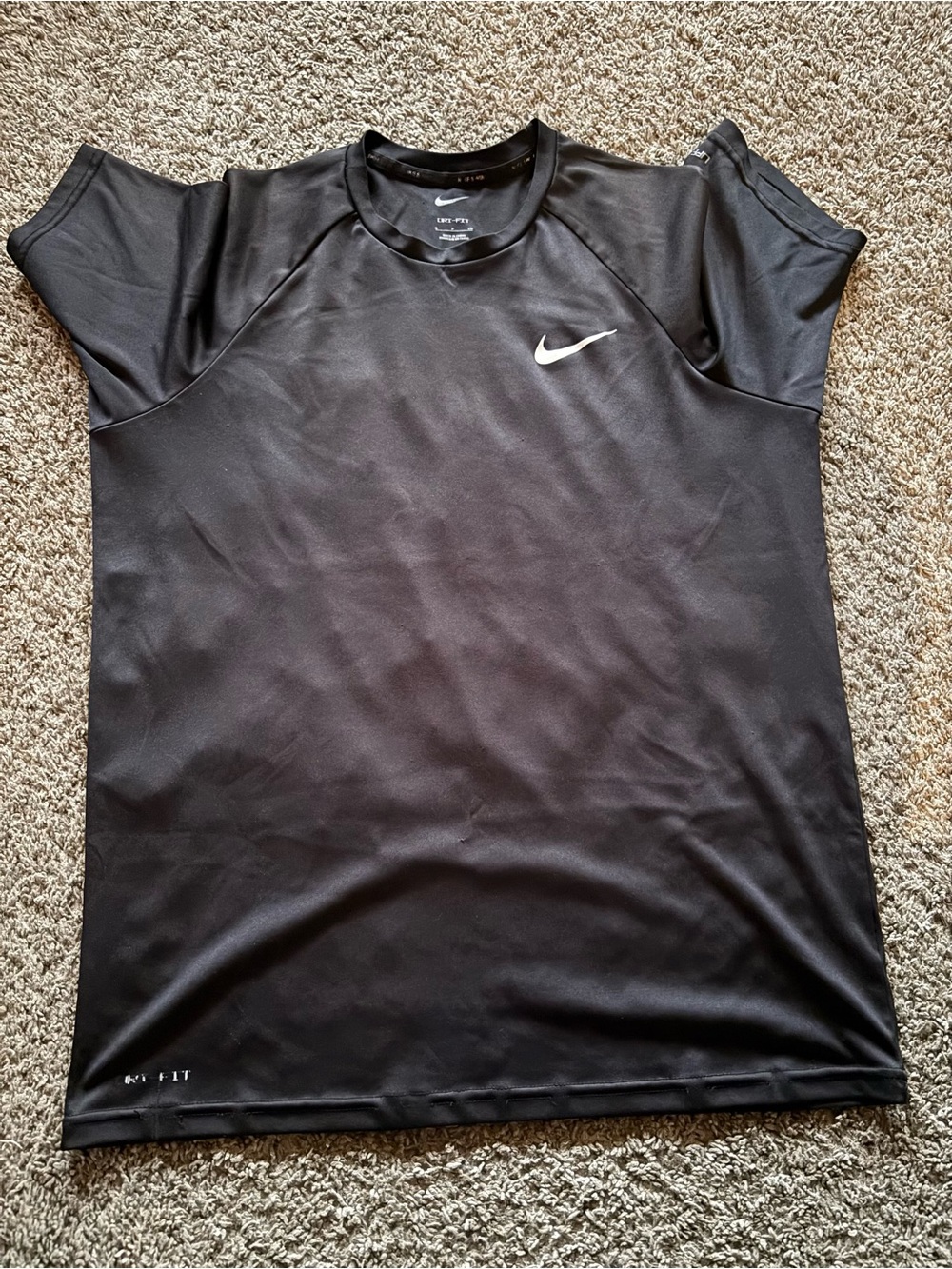 Nike Men's Swim Dri-FIT Black Athletic Tee